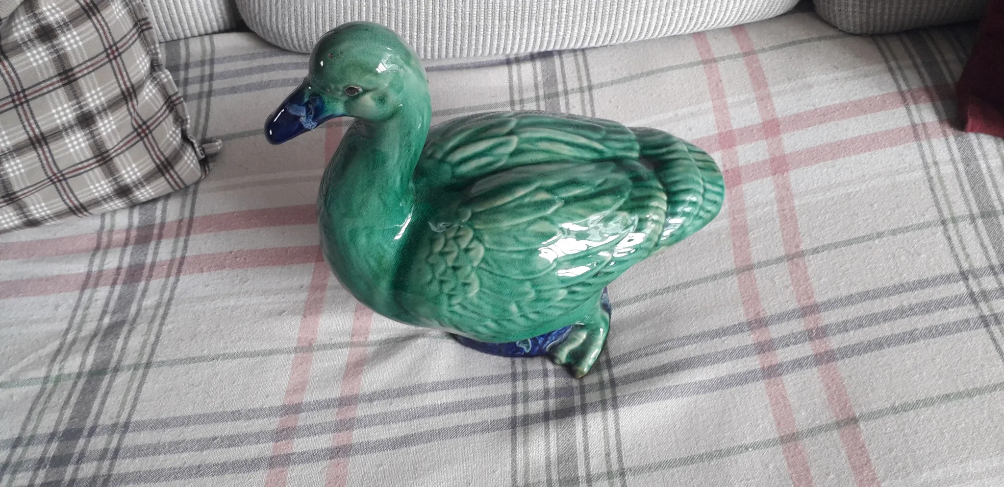 Vintage ceramic large duck
