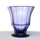 Czech Bohemian Hand Painted Amethist Crystal Goblet or Vase by Moser