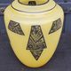 Art deco glass vase signed Legras from the 1930s