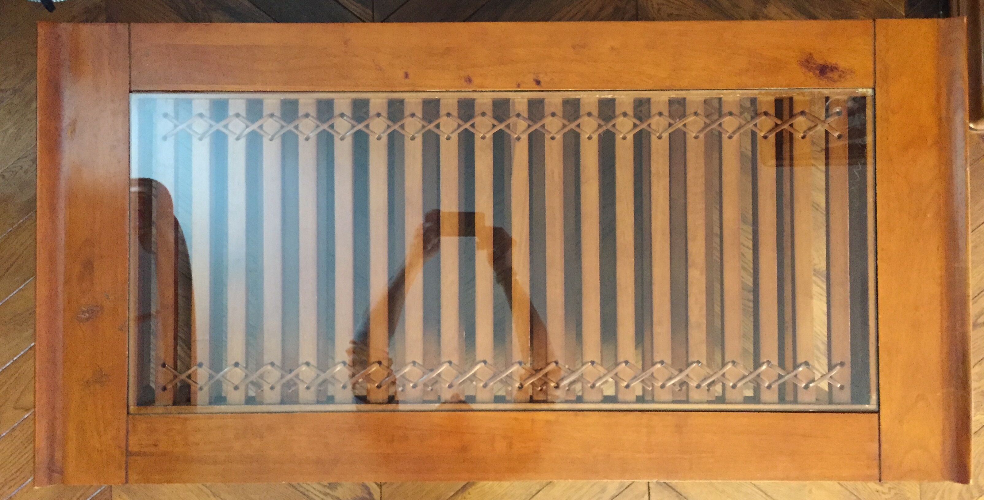 Exotic wooden Asian style coffee table