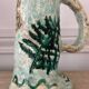 Antique handcrafted ceramic pitcher
