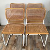 Serie Of 4 Chairs Marcel Breuer Cesca B32