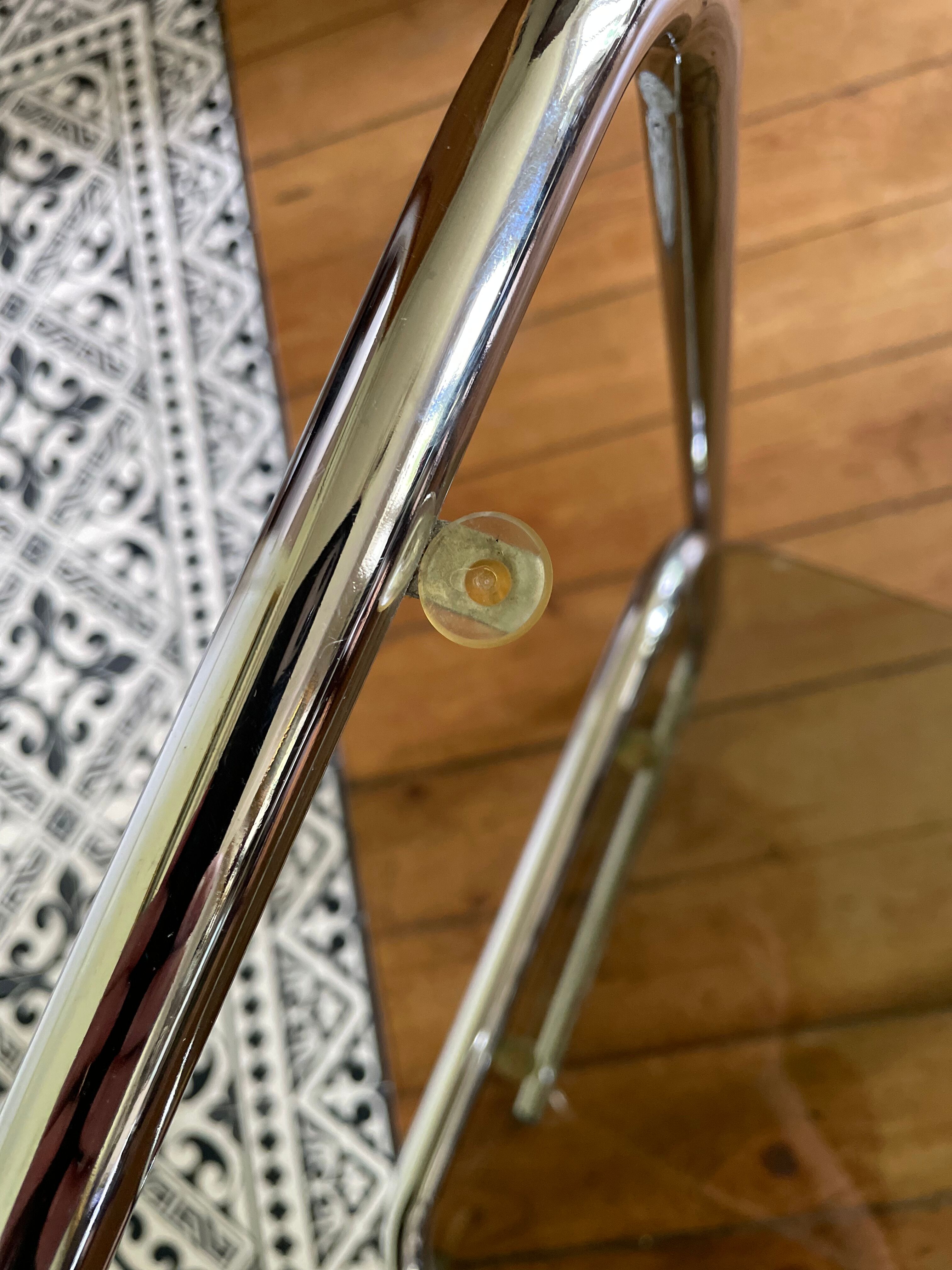 Vintage chrome side table 1970