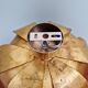 Gold metal floral wall light, 1960-70.