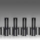 Set of 6 dining chairs, Pietro Constantini for Ello, 1970s