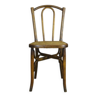 CAMBIER Bistrot Chair, circa 1930 cane