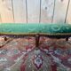 Louis XV Style Footrest – Six Cabriole Legs – Carved Wood