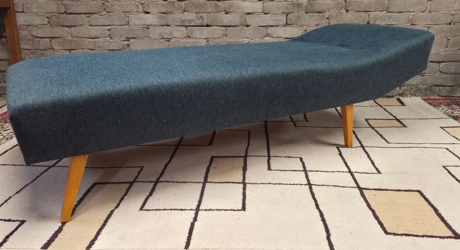 1960 vintage daybed chaise longue