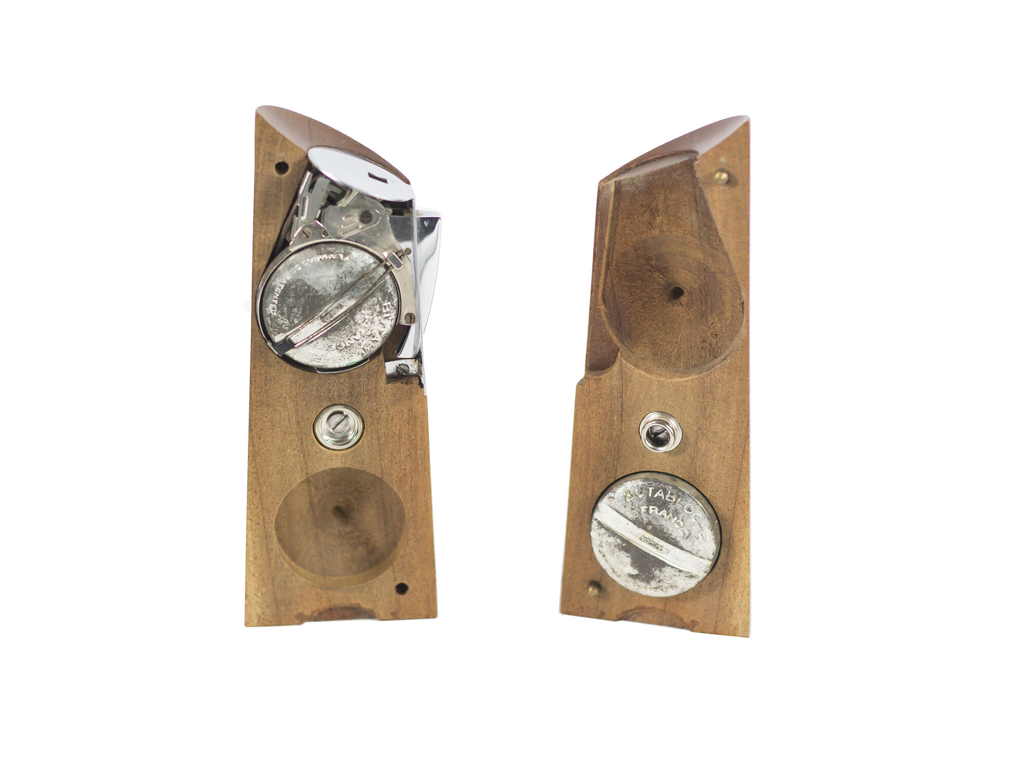 Lighter, Menhir Flamagas table lighter. Design by André Ricard. 1964