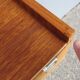 Scandinavian wall shelf with drawer