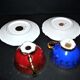 Set of 2 vintage kitsch cups in German porcelain RWK