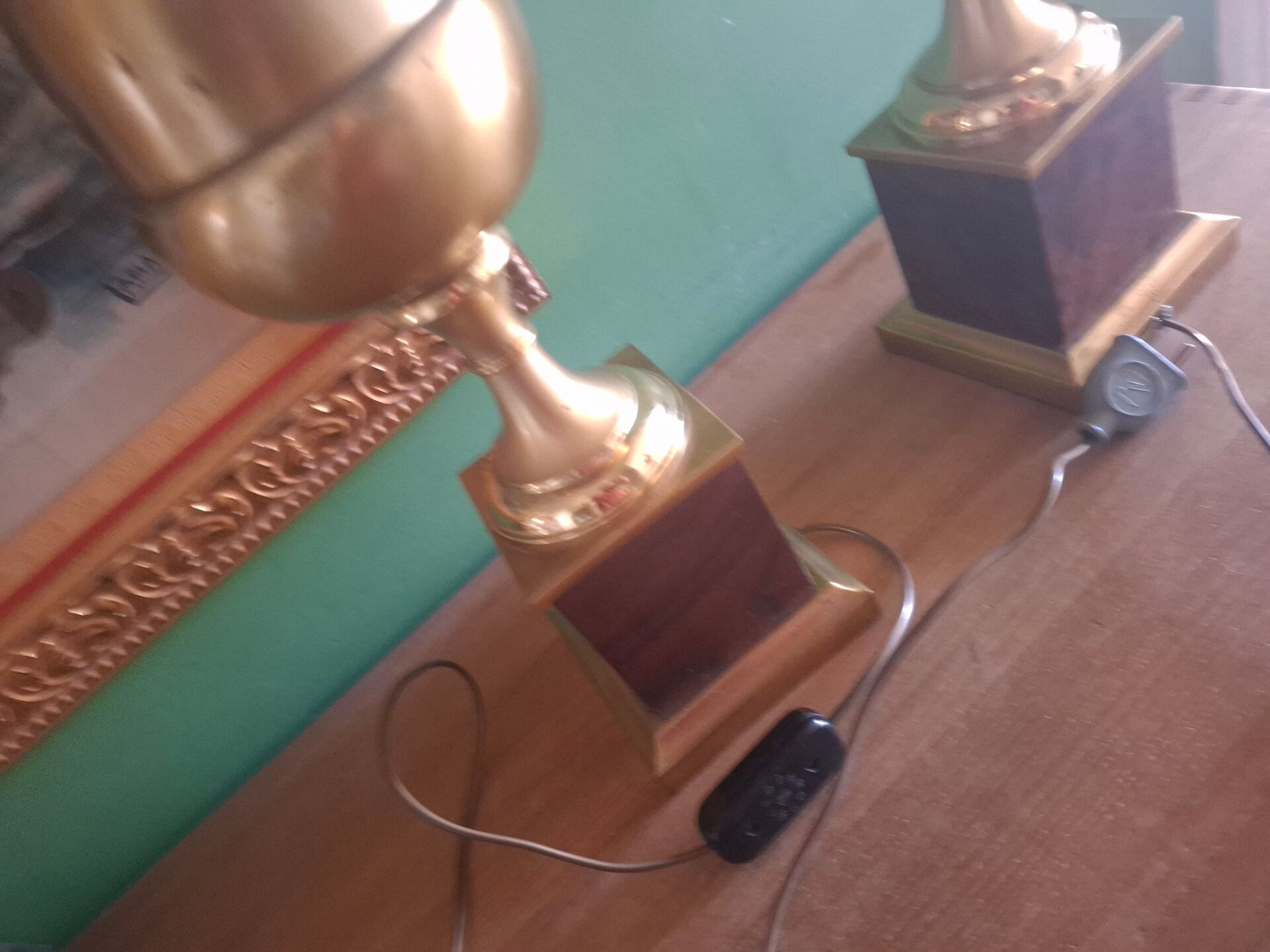 Lampe ananas Hollywood regency