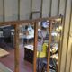 Metal industrial window mirror 102x108cm
