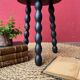 Wooden tripod stool