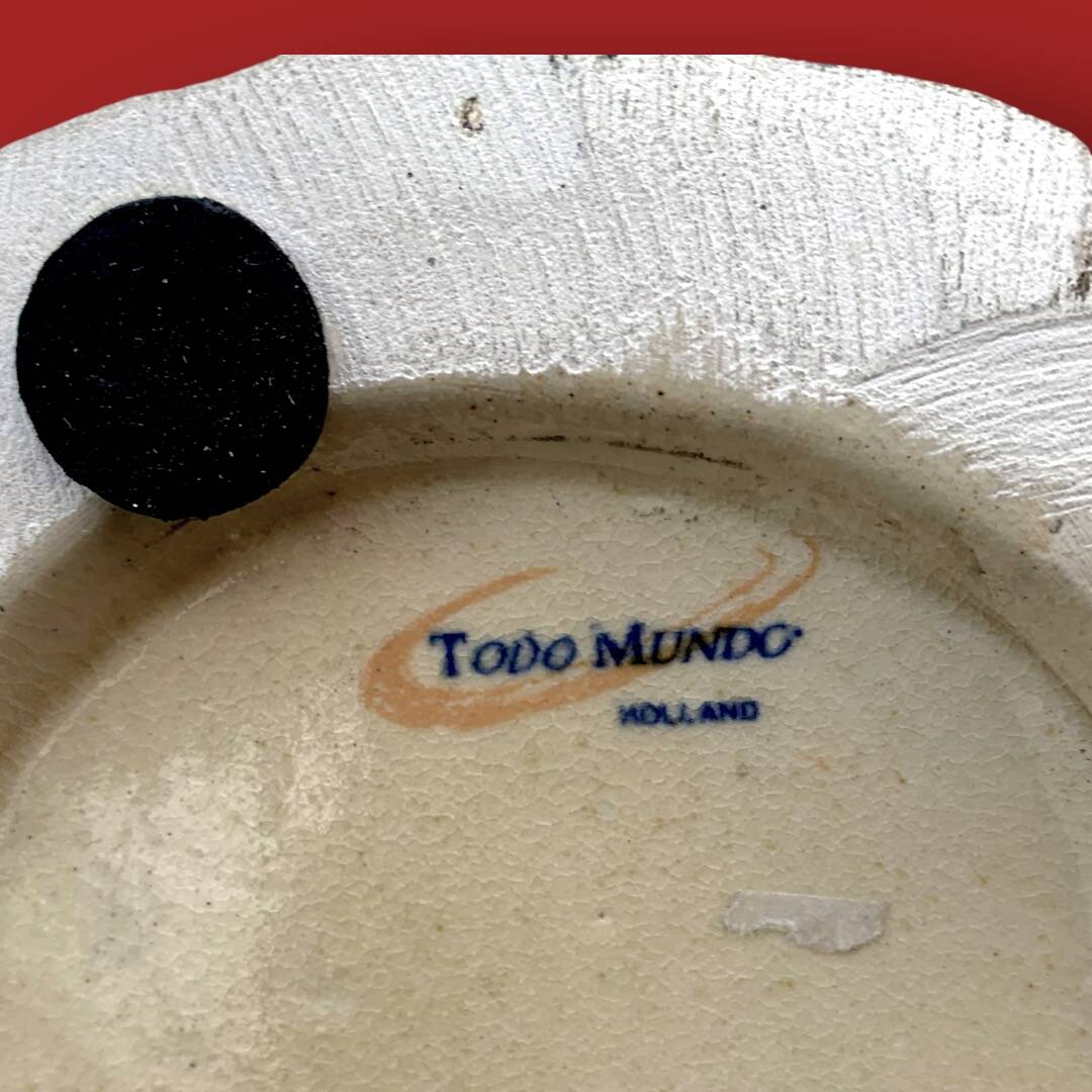 Large ceramic patchwork design vase Todo Mundo (Holland)