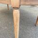 Renovated Louis Philippe round extendable dining table from the 18th century, 205cm.