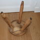 Tabouret bois tripode 365mm