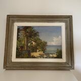 Painting on the azure side