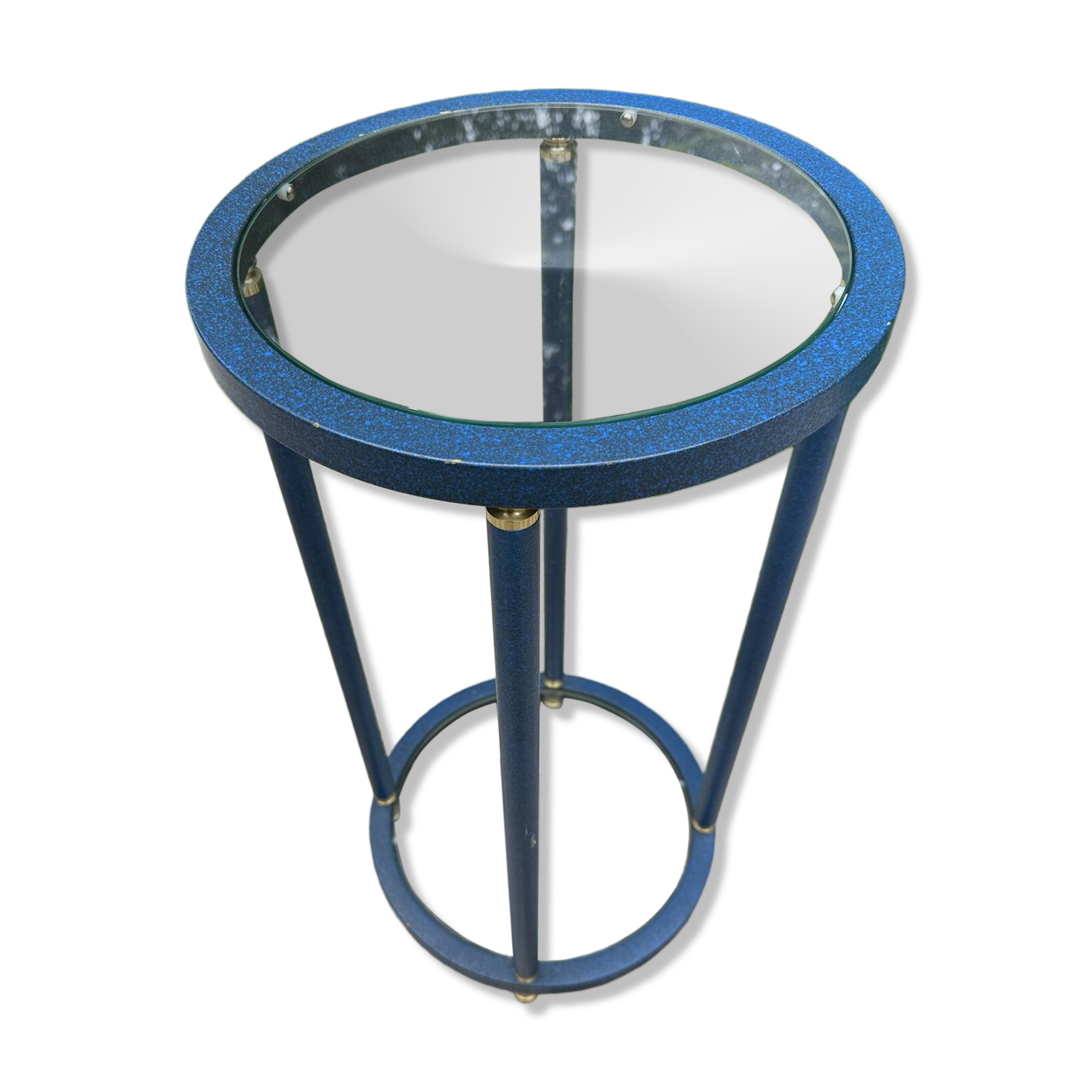 Metal side table
