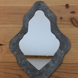 Mirror deco in galva 48 x 27 cm, industrial style