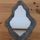 Miroir déco en galva 48 x 27 cm style industriel
