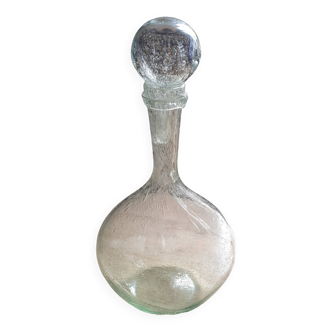 Biot old chestnut glass bottle