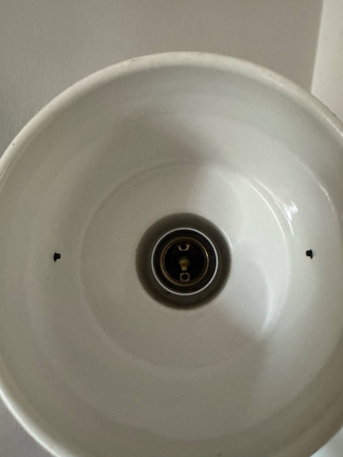 Green spot wall light from the 70s