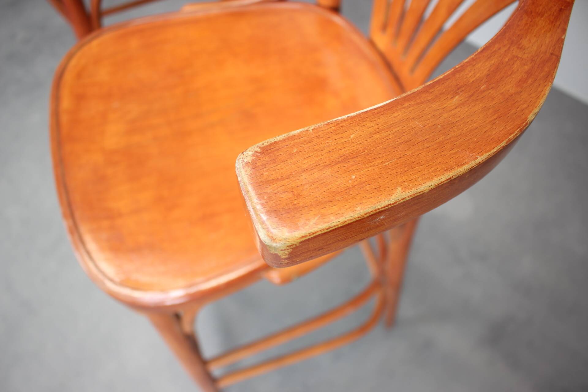 Set of 2 Vintage Bar Stools by TON, 1980