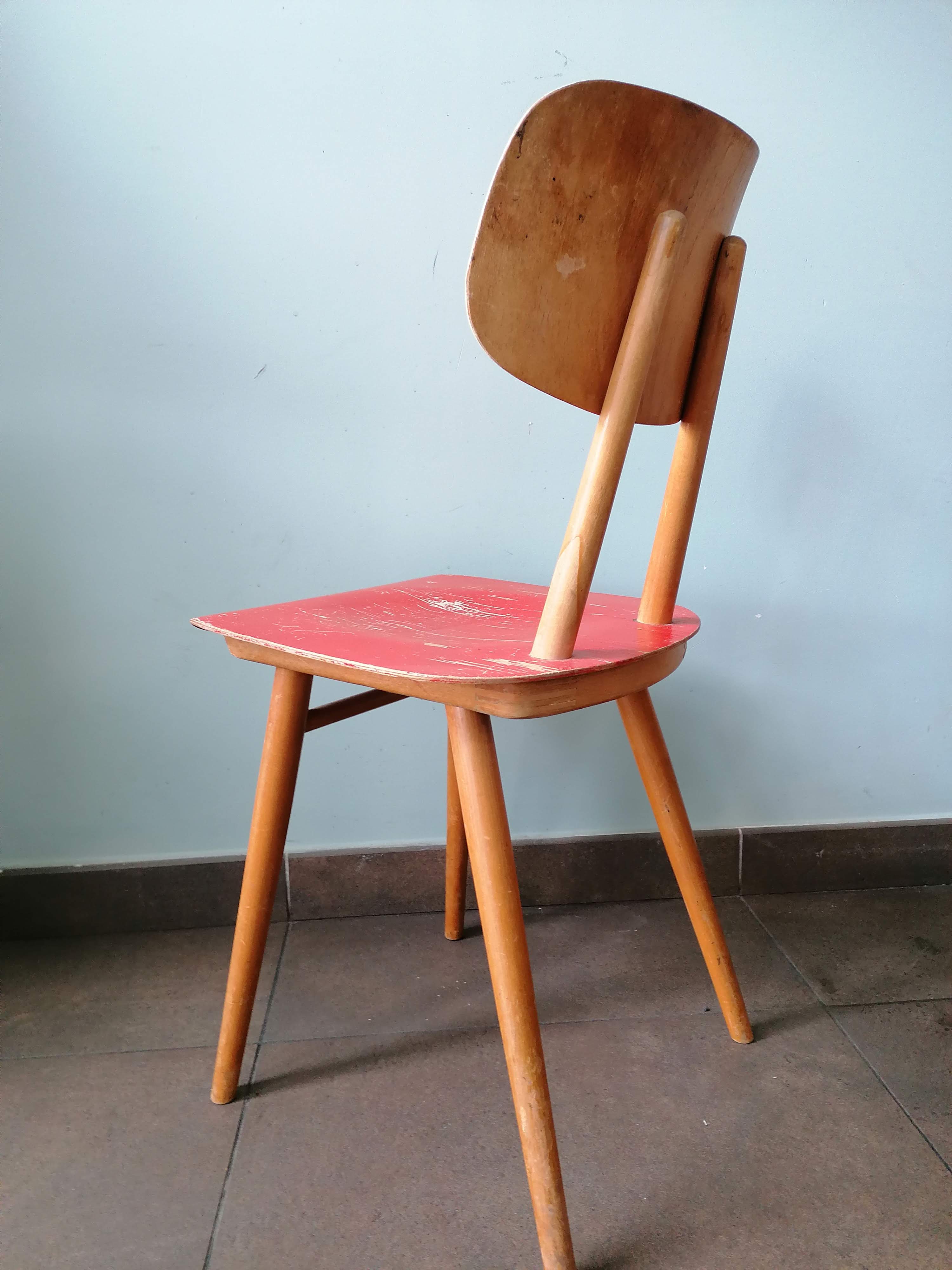 Set of 2 chair Ton (Thonet)ex Czechoslovakia, 1960