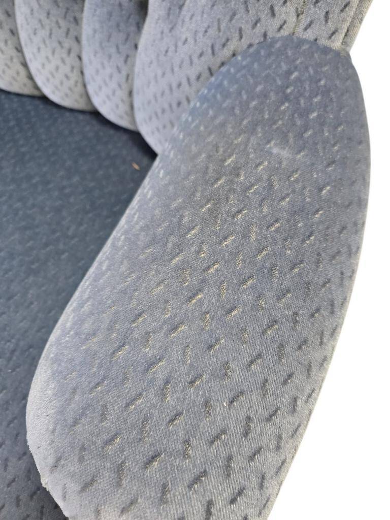 Vintage blue sofa / couch / settee