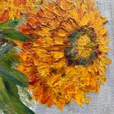 Huile sur toile nature morte
