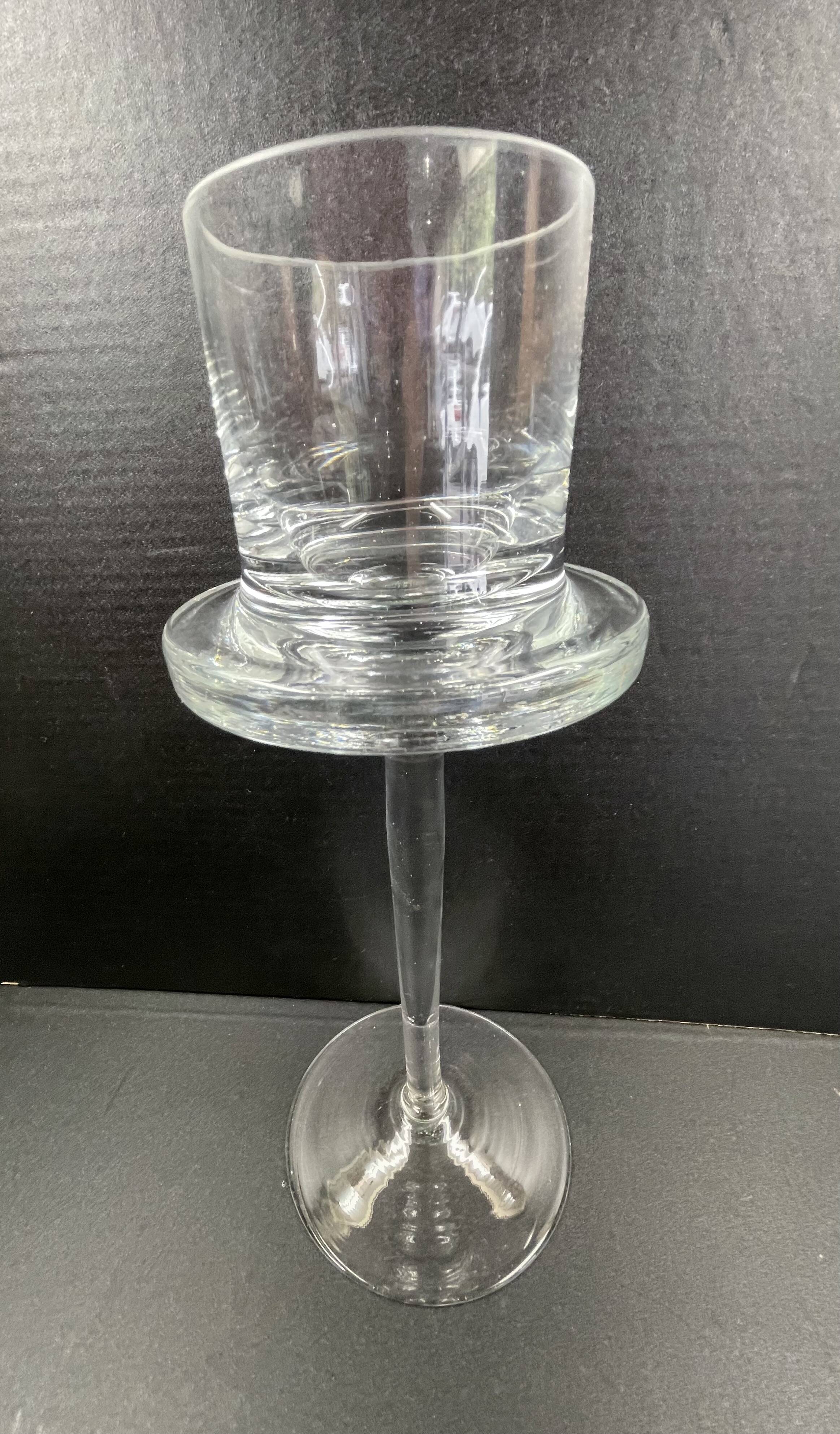 Contemporary glass photophore