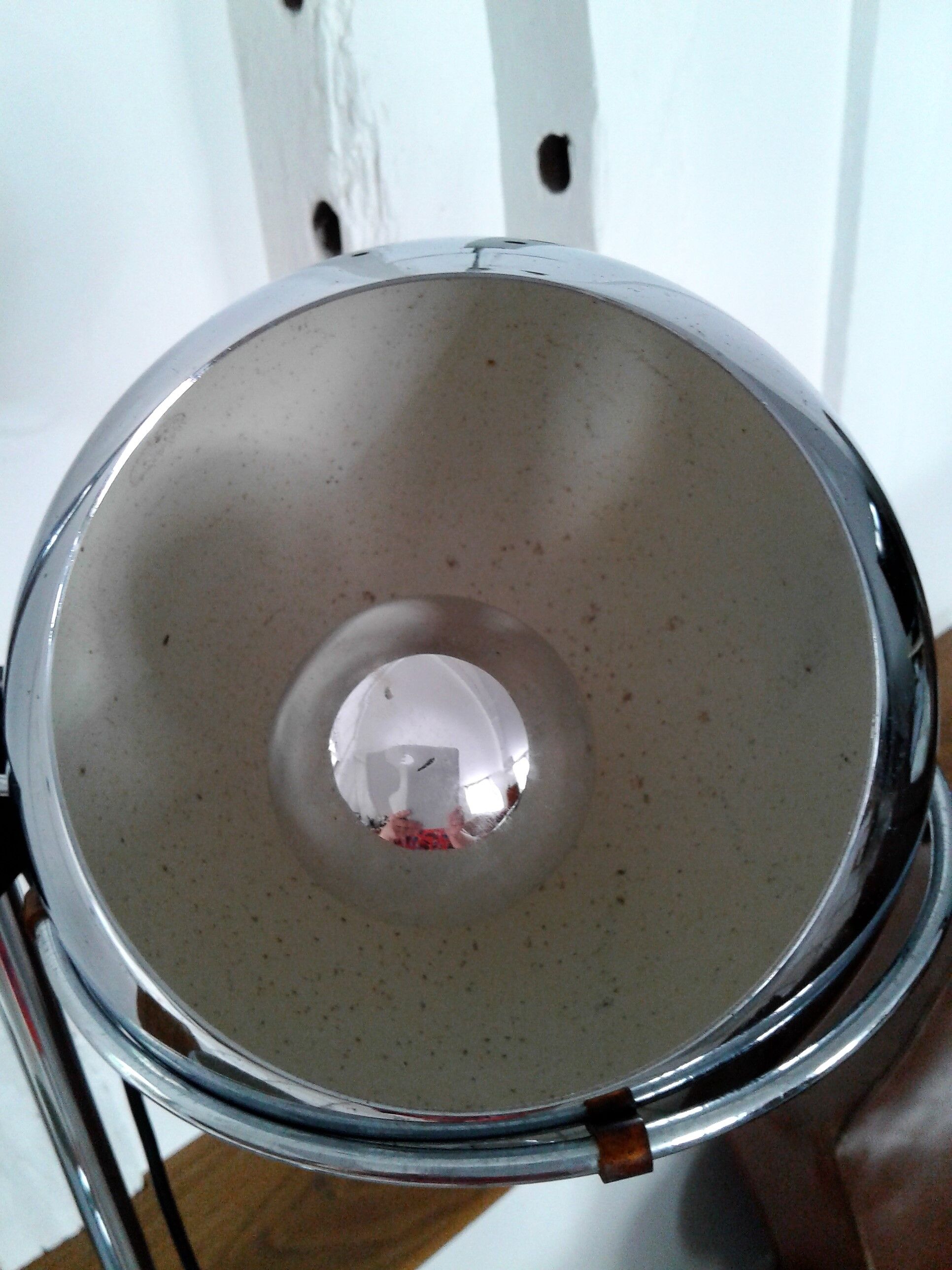 Floor lamp Reggiani "eyeball" chrome