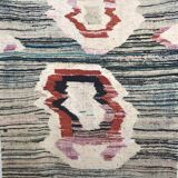 Moroccan Berber carpet Kilim Boucherouite 2.58x1.41m