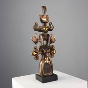 Totem signed and numbered by Elisabeth Vandeweghe for Perignem, Belgium, 19