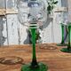 Antique engraved glasses