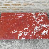 Red marble coffee table