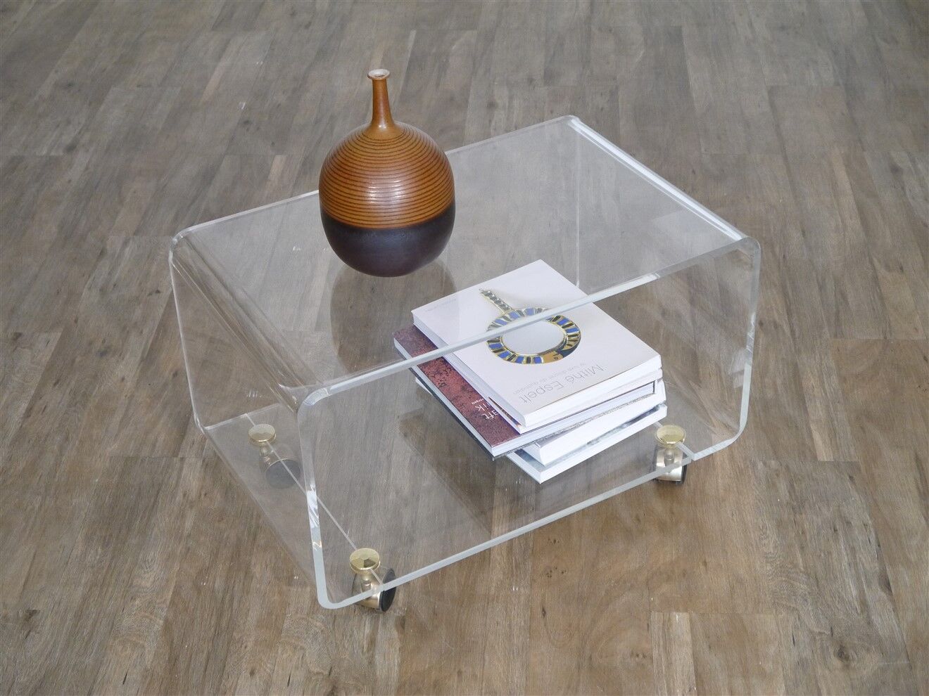 Vintage plexiglass coffee table 1970