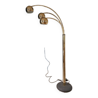 Golden Lily of the Valley floor lamp by Reggiani