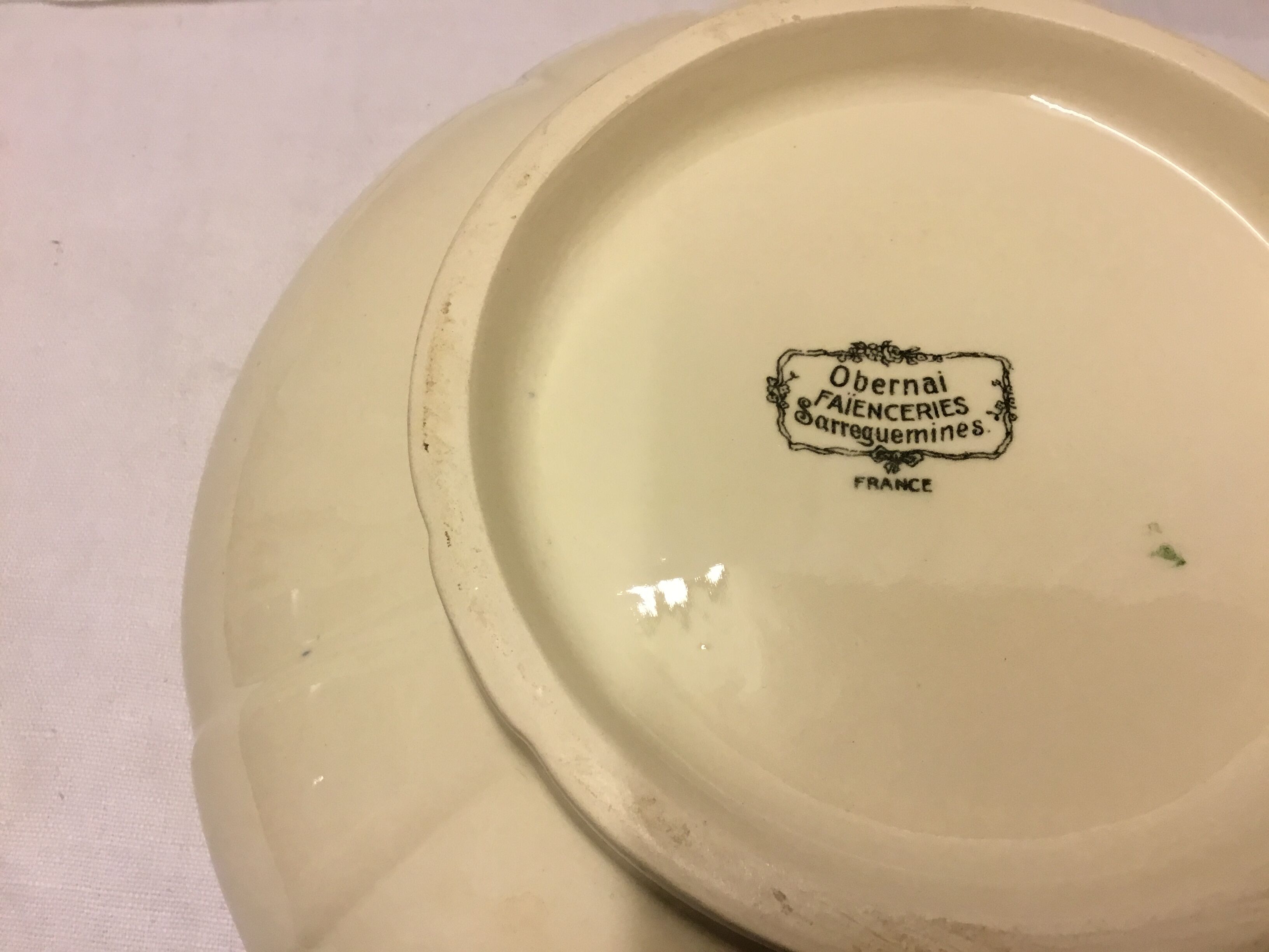 Salad bowl Sarreguemines Obernai