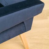 Set of 2 velvet armchairs from jitona, 60's