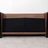Cassina Maralunga 2 seater in mocca colored leather