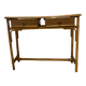 Console rotin vintage