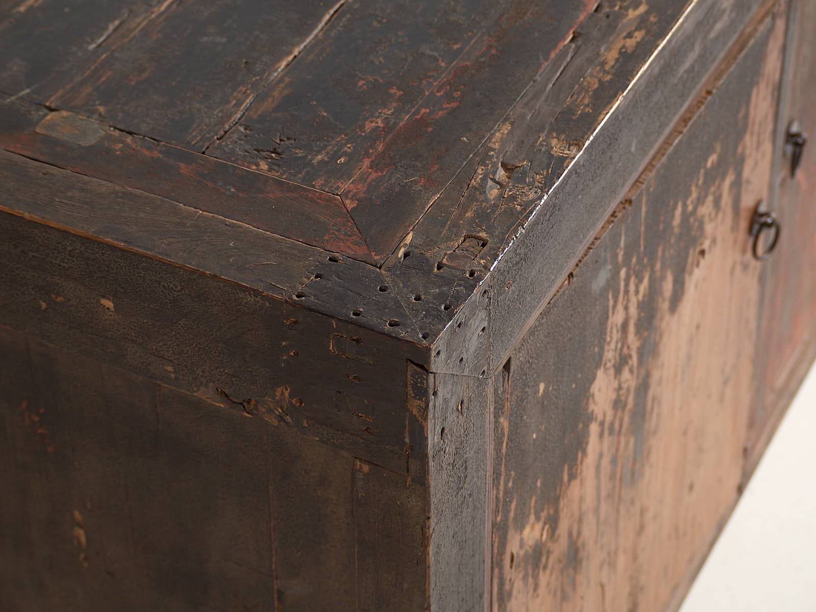 Antique sideboard in dark tones (c.1900) #26