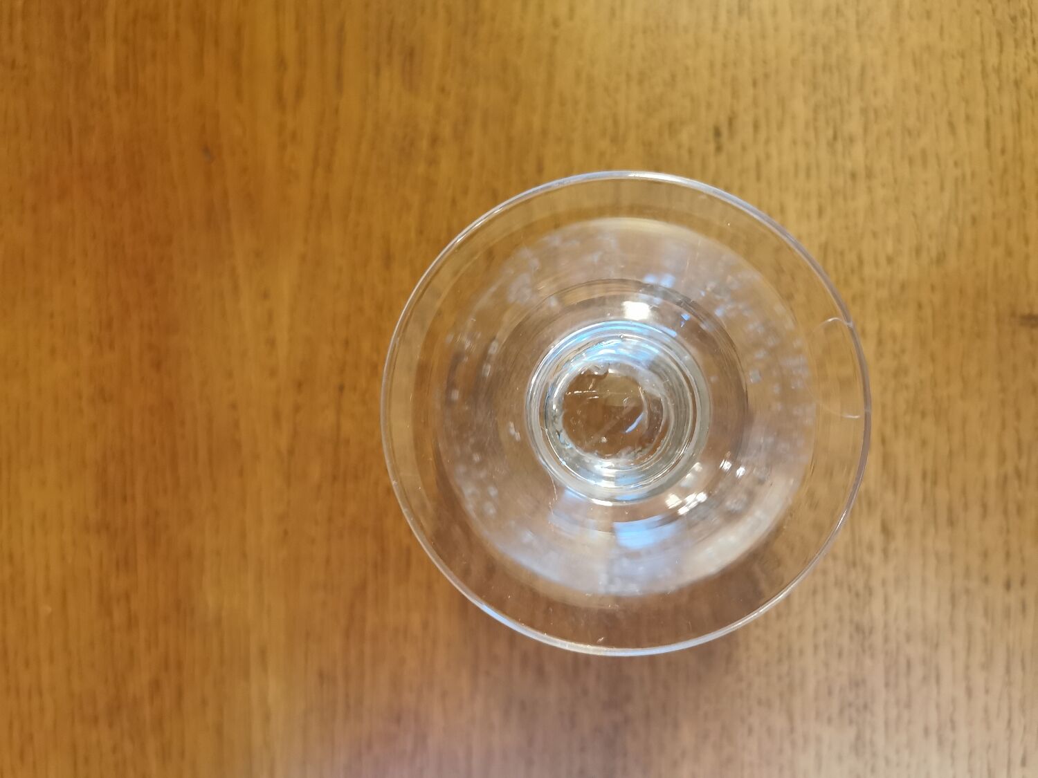 Lot de 6 verres à pied vintage bullés Biot