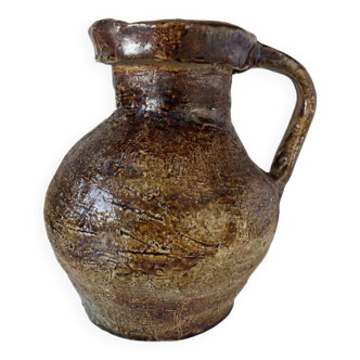 Antique stoneware pitcher jug