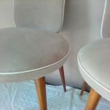 2 cocktail chairs 50s