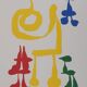 Joan MIRO: A surrealist mother and children, signed lithograph