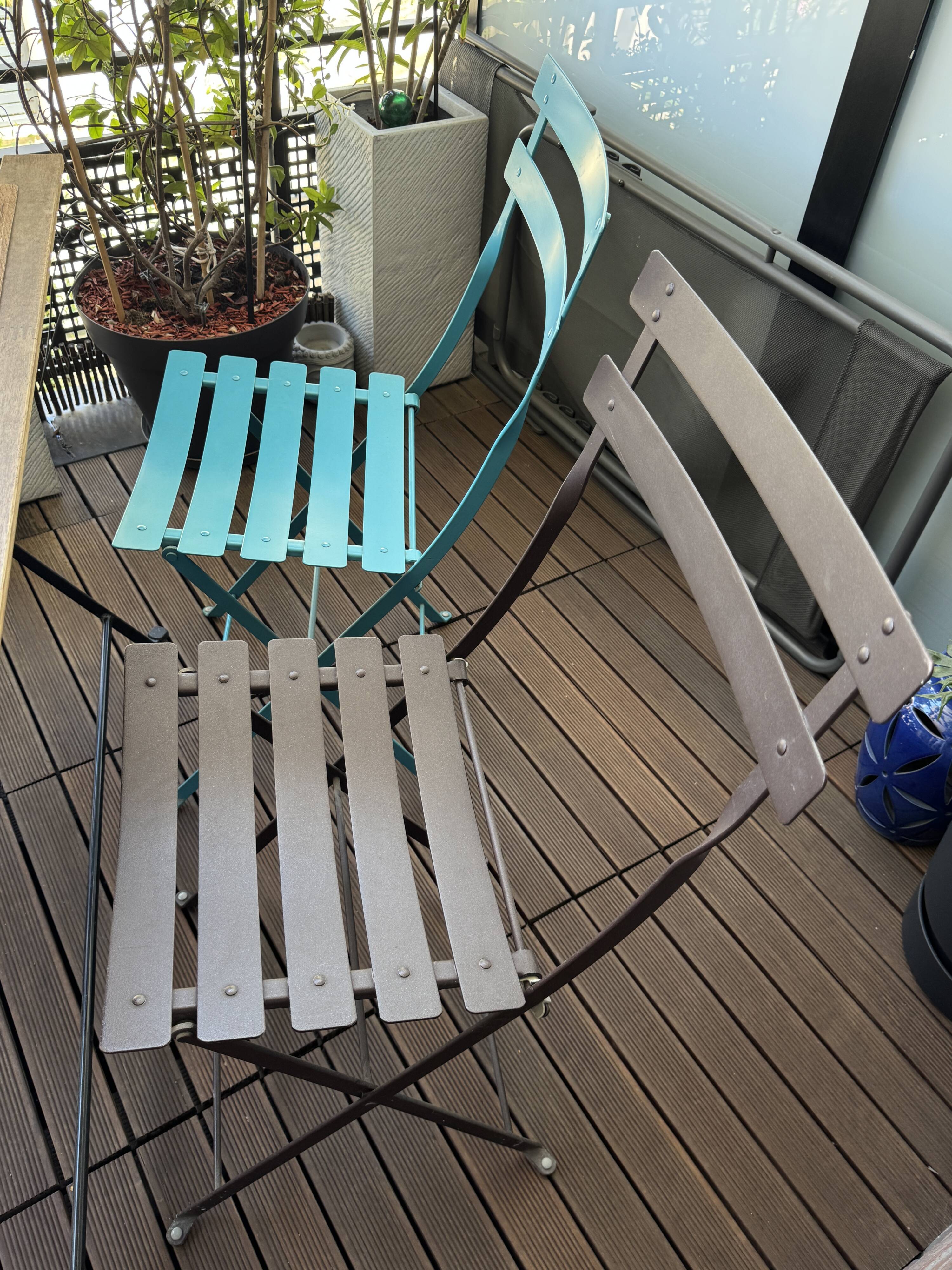 Mobilier jardin Fermob et table ikéa