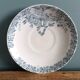 Saint Amand plate by Lebacqz & Bouchart, Colombier decoration, early 20th century